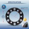 MOCA 4Pcs Hub Centric Wheel Spacers 2" Thick, 6x5.5, Hub bore 4.25" fits GMC Canyon, for Hummer H3, for Kia Sedona, for Lexus GX460, for Toyota 4Runner, Tacoma view 3