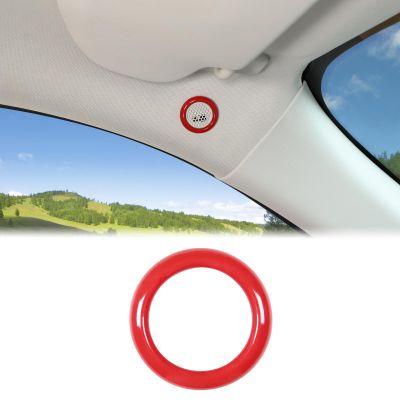 Car Roof Microphone Cover Trim Compatible with Ford Maverick 2022-2024 Inner Car Roof Speaker Decorate Protection Frame Cover Car Roof Dome Microphone Cover Speaker Audio Trim Interior Accessories