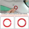 Car Roof Microphone Cover Trim Compatible with Ford Maverick 2022-2024 Inner Car Roof Speaker Decorate Protection Frame Cover Car Roof Dome Microphone Cover Speaker Audio Trim Interior Accessories view 4