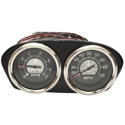 Lund Boat Gauge Dash Panel | Speedometer Tachometer 8 3/4 x 4 Inch