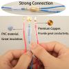 Feggizuli 320pcs Double Bullet Wire Connectors, 3.9mm 3.5mm Male and Female Bullet Terminal Connectors with Insulation Sleeve, Crimp Terminal Automotive Electrical Connectors Motorcycle Connector Kit view 4
