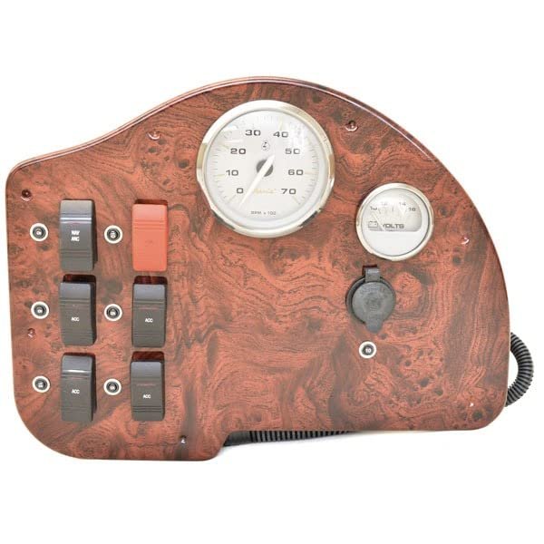 Godfrey Boat Dash Panel | 2008 Manaco 14 3/8 x 11 3/8 Inch Woodgrain