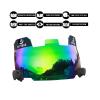 Football Visors Football Helmet Visor with Clips Scratch Resistant Visor and Football Mouth Guard Sets for Youth & Adult(revo-Green) view 2
