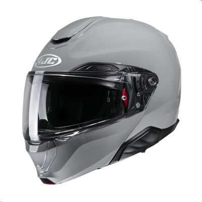 HJC RPHA 91 Solid Modular Motorcycle Helmet with HJ-37 Pinlock Shield, DOT Approved (N Gray, XX-Large)