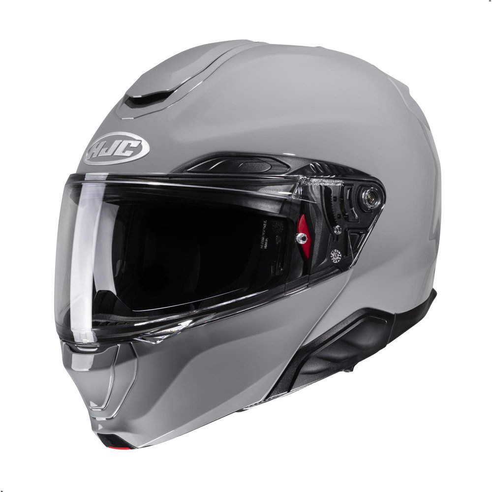 HJC RPHA 91 Solid Modular Motorcycle Helmet with HJ-37 Pinlock Shield, DOT Approved (N Gray, XX-Large)