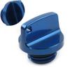 Lirun Motorcycle 2Pcs Oil Filler Cap,CNC Aluminum Oil Filler Caps Plugs Covers for HONDA CRF150R CR125R CR250R CRF250R CRF450R CRF450X CRM250R/AR,Blue view 2