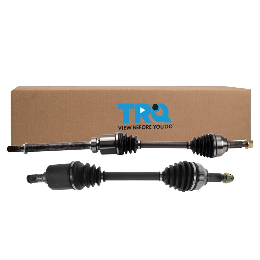 TRQ Front 2 Piece CV Axle Shaft Assembly Set