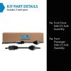 TRQ Front 2 Piece CV Axle Shaft Assembly Set view 2