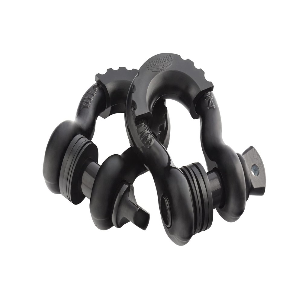 Blackout XP D Ring Shackle Set with 45,000 lbs. of Break Strength