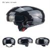Woljay Modular Helmets Open Face Full face Motorcycle Helmet for Unisex-Adult Scooter Street Bike Cruiser DOT Approved (Gloss Black, XXL) view 3