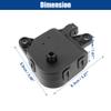 ACROPIX Air Door Actuator Replacement Fit for Dodge Caravan Dakota 4885465AA - Pack of 1 Black view 4