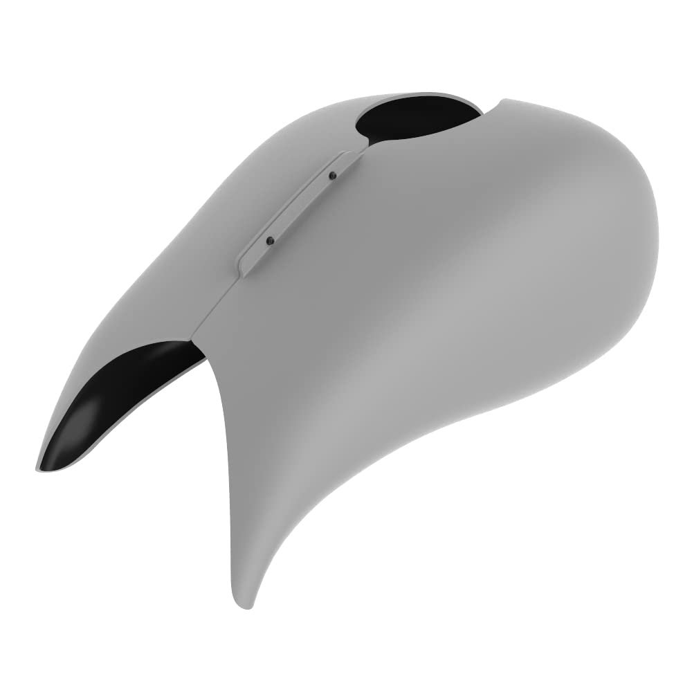 Motorcycle Tank Covers Gallon Fuel Shrouds Fit for 2009+ Harley Touring Street Glide Road Glide - Stardust Silver