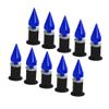 Camrusic 10Pcs Windshield Screws Aluminum Alloy Spike Motorcycle Windscreen Bolts Kit, Motorcycle Spike Bolt M5 Screws Compatible with Most Motorcycle Modification Accessorie(Blue) view 1
