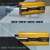 HYDTGZ Power Inverter Car Converter Pure Sine Wave Power Inverter DC 12 V 24 V to 110 V / 220 V with LCD Display Solar Inverter,1500w,24 V to 110 V view 2