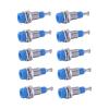 Walfront J.40006 10pcs 2mm Banana Panel Socket Banana Female Jack Socket Plated Female Jack Panel Mount Binding Post (Blue) view 3