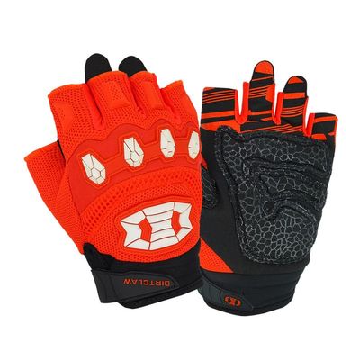 Seibertron Adult Dirtclaw Gloves - Motorcycle Motocross Sports Gloves for Ultimate Grip and Protection Fluo Orange S