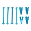 VGEBY 4pcs Metal Dog Bone Differential Joint Cups Set for A959 A949 A969 A979 1/18 RC Car Parts (Blue) view 2