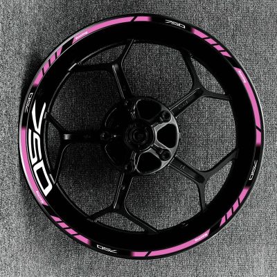Decoration Wheel Hub Motorcycle Outer Wheel Hub Reflective for Kawasaki Z750 Rim Decal Decoration Inner (Color : K)