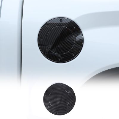 LLKUNAG Car Gas Fuel Tank Cap Protect Cover Compatible with Toyota Tundra 2022-2025,Fuel Tank Door Cover Car Exterior Oil Tank Gas Cap Accessories Trim