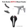 x xotic tech Bike for Garmi Varia RCT715 Ra DAR Tail Light Mount Combo, Compatible with Trek Aeolus Saddle - Type D view 4