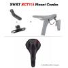 x xotic tech Bike RCT715 Tail Light Mount Combo, Compatible with S-Works SWAT Saddle - Type C view 4