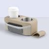 marinexplore Pontoon Cup Holder,Boat Seat Cup Holder,Double Drink Holder,Portable Cup Beverage Mobile Phone Holders for Pontoon Boat Sofa,RV Couch,Car Back Seat(Khaki) view 1