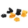 Football Visor Clips Football Visor Helmet Clips - Universal Fit (1 Pair) (Black) view 4