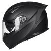 ILM MIPS Motorcycle Full Face Helmet Pinlock Insert Anti Fog Dual Visor Racing Casco de Moto Men Women DOT Model 129M(Matte Black X-Large) view 1