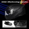 ILM MIPS Motorcycle Full Face Helmet Pinlock Insert Anti Fog Dual Visor Racing Casco de Moto Men Women DOT Model 129M(Matte Black X-Large) view 3