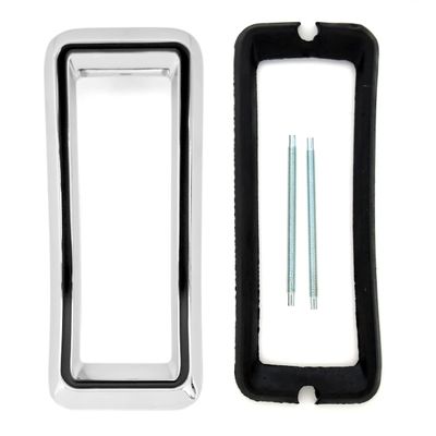 Tail Light Bezel Driver or Passenger Side For 1968 Ford Mustang