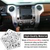 Aunginsy Centre Console Sound Volume Tune 4WD Switch Knob Cover Compatible with Toyota Tundra 2014-2021 Truck Aluminum Multimedia Volume Tune 4WD Switch Knob Protection Ring Trim Interior Accessories view 3