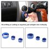 Aunginsy Centre Console Sound Volume Tune 4WD Switch Knob Cover Compatible with Toyota Tundra 2014-2021 Truck Aluminum Multimedia Volume Tune 4WD Switch Knob Protection Ring Trim Interior Accessories view 4