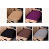 homeemoh Car Seat Pad Cover with Small Pocket, Universal Fit Quilted Fabric Auto Cushion Breathable Mat for Driving,Rear Seat-Black view 3