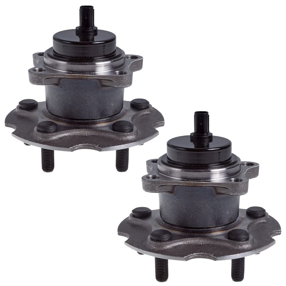 AUQDD 512372 x2 (For FWD Models) Rear Wheel Hub and Bearing Assembly Compatible With 2010-2012 Le-xus HS250h,18-21 NX300 /11-16 Sc-ion tC /06-18 Toy-ota RAV4# HA590173 42450-0R010