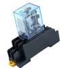 GUMMMY 8 Pin MY2NJ Relay 24 V DC Small Relay 5A DPDT Coil with Base Socket -Y103 (Size : DC 24V) view 1