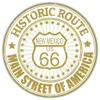 Route 66 Road New Mexico State Historic Grunge Emblem Car Bumper Sticker Decal view 1