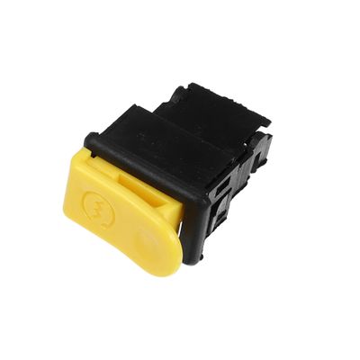 X AUTOHAUX Motorcycle Handlebar Switches Start Engine Button Switches for Honda DIO 50 Yellow 1 Pcs