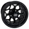Red Hawk TIR-RX382-B Wheel Gloss Black, 12x7 ET-25 Golf Carts view 1