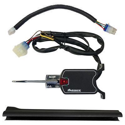 Red Hawk LGT113 Turn Signal Kit Replacement for EZGO RXV Golf Carts 20082015, PlugandPlay with Factory Harness, Includes Switch, Cover & Flasher, Replaces 607530