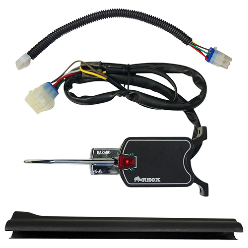 Red Hawk LGT113 Turn Signal Kit Replacement for EZGO RXV Golf Carts 20082015, PlugandPlay with Factory Harness, Includes Switch, Cover & Flasher, Replaces 607530