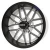 Red Hawk TIR-RX281-WB Wheel Gloss Finish, Black, 14x7 ET-25 Golf Carts view 4