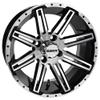 Red Hawk TIR-RX275 Wheel Machined Gloss Black, 14x7, ET-25 Golf Carts view 1