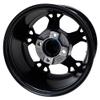 Red Hawk TIR-RX399-BBL Wheel Gloss Black with Blue, 12x7 ET-25 Golf Carts view 4