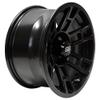 Red Hawk TIR-RX391-MB Wheel, Matte Black, 14x7 ET-25 Golf Carts view 2