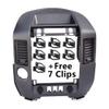 GRAND ORANGE Center Dash Radio AC Bezel w/Speaker Bezel Compatible with 2004-2006 Nissan Titan, Armada SE & LE Gray Radio Player Climate Control Bezel 682577S000 view 1