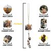 WERWAES Personalized Custom Car Rear View Mirror Accessories Customize Crystal Photo Hang Pendant (CG) view 4