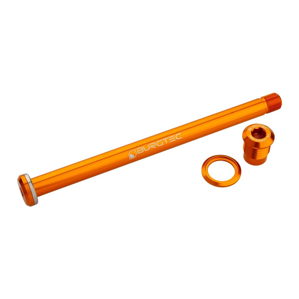 Burgtec Yeti Boost Rear Axle, 12x174mm - Iron Bro Orange