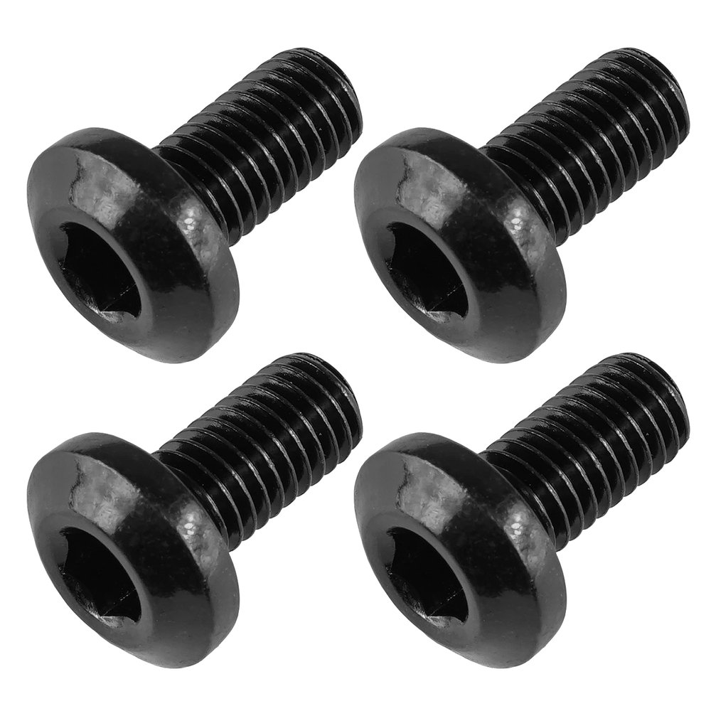 Caltric 4x Brake Disc Hex Socket Button Bolts Compatible with Yamaha Big Bear 350 YFM350FW 4x4 1999