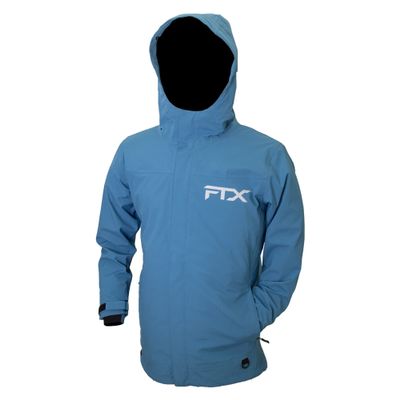 FROGG TOGGS Men's FTX Armor Premium Waterproof Rain, Fishing/Anglers Jacket, Ocean Blue, Medium