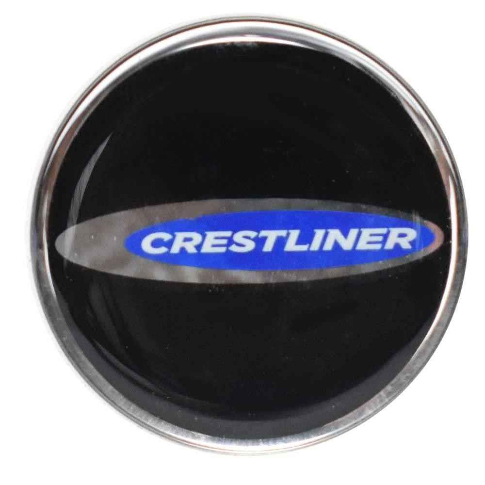 Crestliner Boat Steering Wheel Decal 2007416 | 1 3/8 Inch Blue Black
